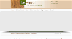 Desktop Screenshot of foxwoodcabinets.com